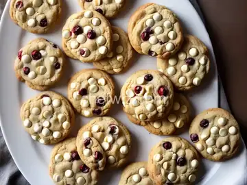 White Chocolate Cranberry Cookies