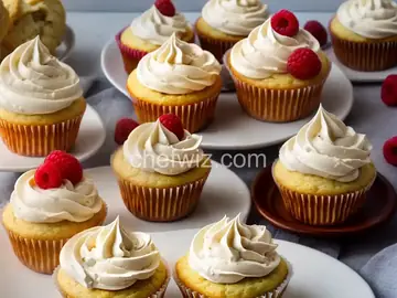 White Chocolate Mousse-Filled Raspberry Cupcakes