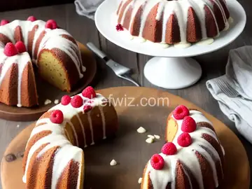 White Chocolate-Raspberry Bundt Cake