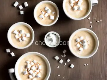 White Hot Chocolate with Marshmallows