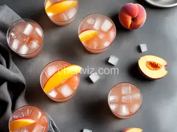 White Peach-Silver Tequila Cocktail