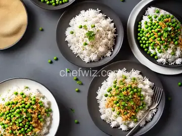 White Rice with Green Peas