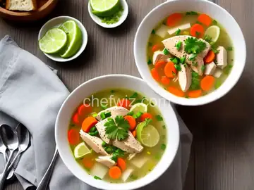 White Wine Chicken Soup
