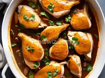 White Wine–Braised Chicken