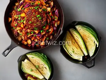 Whole Roasted Cabbage