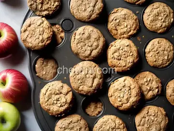 Whole Wheat Apple Cider Bran Mini Muffins