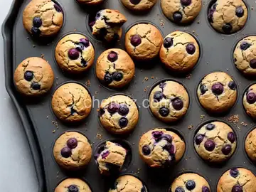 Whole Wheat Blueberry Beet Muffins