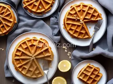 Whole Wheat Oat Waffles