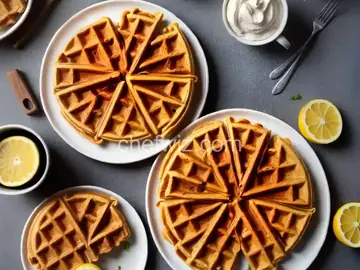 Whole-Wheat Vegan Waffles