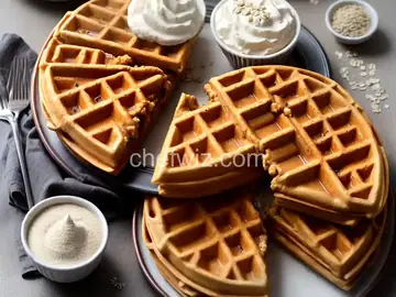 Whole Wheat–Oat Waffles