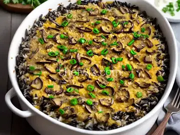Wild Rice Mushroom Casserole
