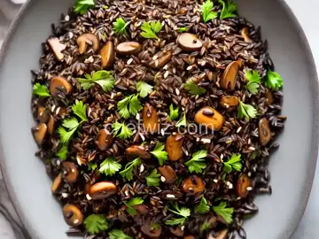 Wild Rice with Mushrooms