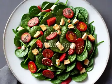 Wilted Spinach Salad