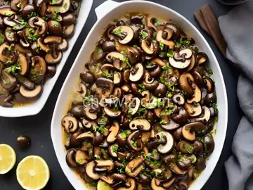 Wine-Soaked Mushrooms