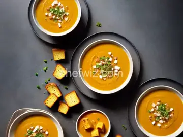 Winter Squash Soup With Gruyère Croutons