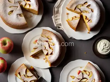 Yabluchnyk (Ukrainian Apple Cake)