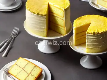 Yellow Cake Made from Scratch