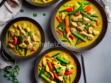 Yellow Curry Chicken With Vegetables