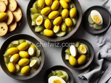 Yellow Pickled Eggs