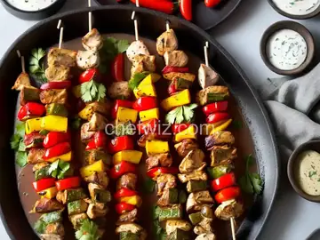 Yogurt-Marinated Chicken Kebabs with Aleppo Pepper Recipe | Grilling