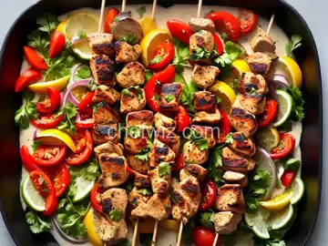 Yogurt-Marinated Chicken Kebabs with Aleppo Pepper