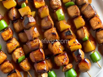 Yummy Honey Chicken Kabobs
