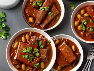 Zeberka Wieprzowe w Sosie Wlasnym (Polish Pork Ribs in Gravy)