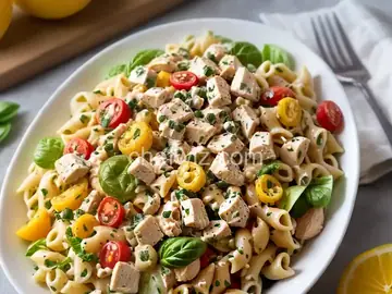 Zesty Cold Chicken Pasta Salad