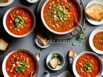 Zesty Manhattan Clam Chowder