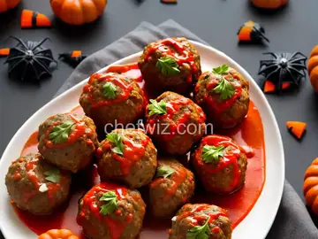 Zombie Eyes (Halloween Meatballs)