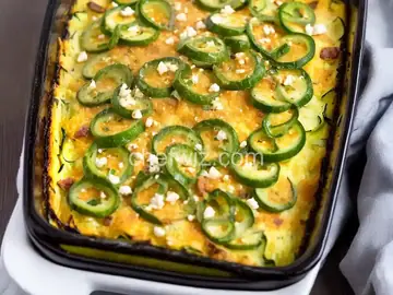 Zucchini-Feta Casserole