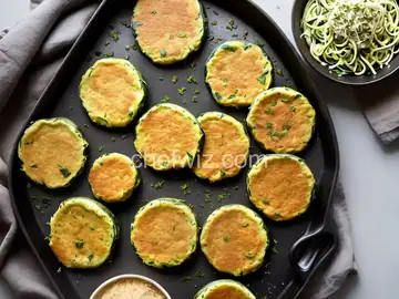 Zucchini-Parmesan Cheese Fritters