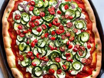 Zucchini Pizza
