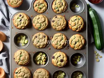 Zucchini Raisin Muffins