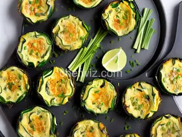 Zucchini Scallion Frittata Cups