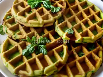 Zucchini Waffles (Green Waffles)