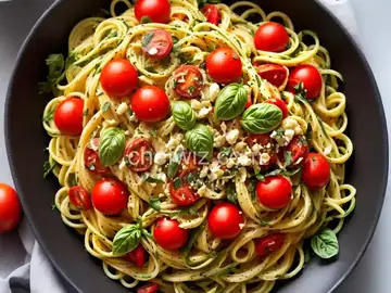 Zucchini and Cherry Tomato Pasta