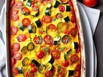 Zucchini e Pomodori Gratinati (Zucchini and Tomato Gratin)