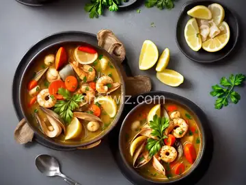 Zuppa di Pesce e Frutti di Mare (Mediterranean Seafood Soup)
