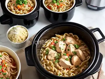 crockpot chicken and noodles