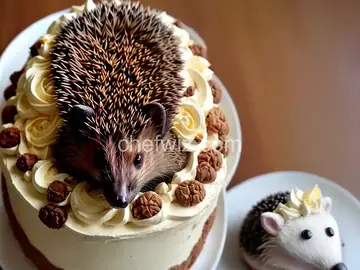 hedgehog cake