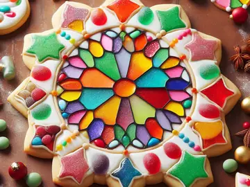 Stained Glass Windows Cookies