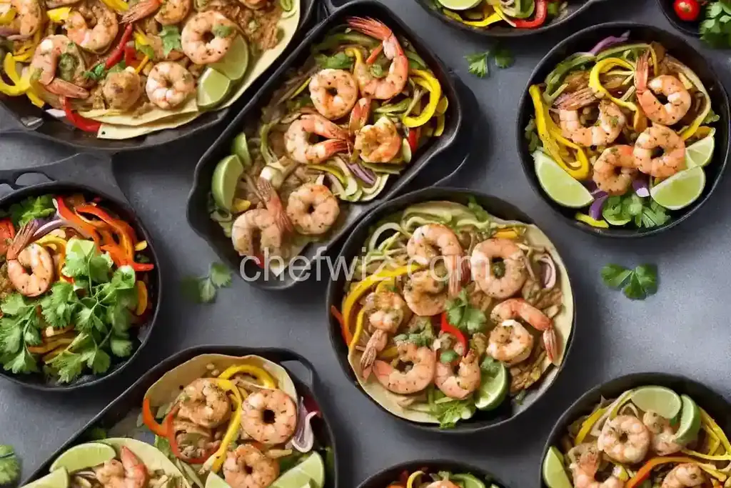 20-Minute Shrimp Fajitas Sheet Pan Dinner - Chefwiz.com