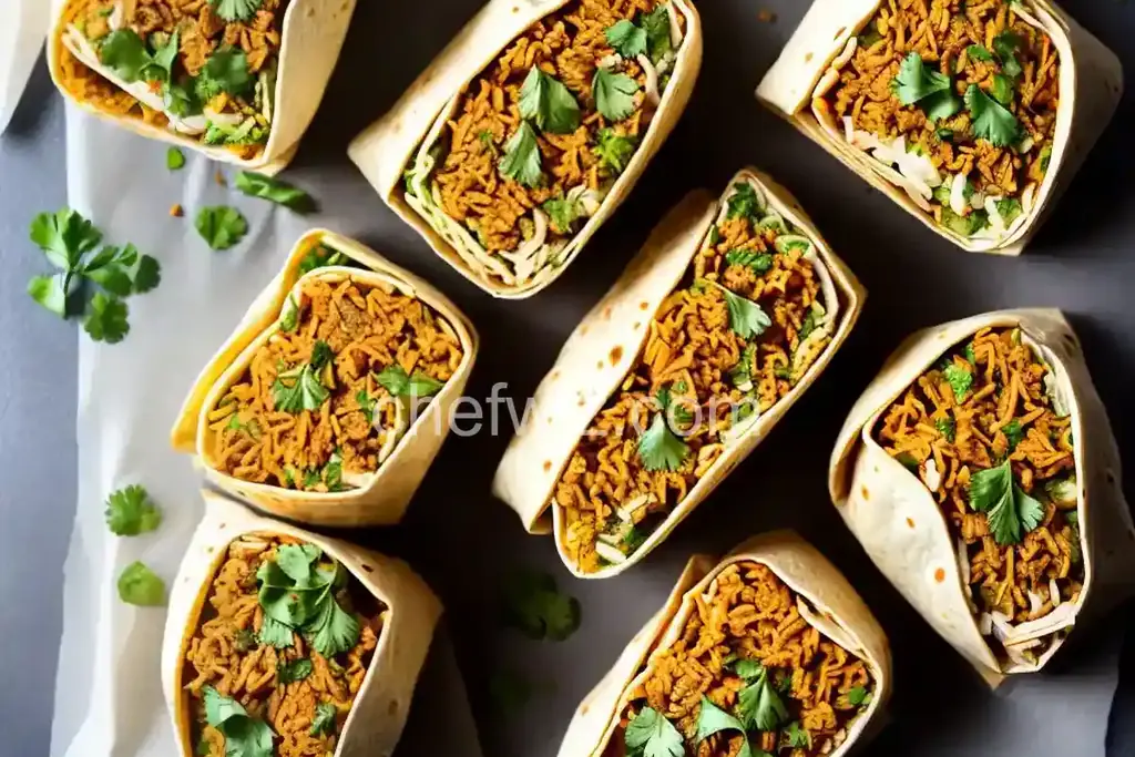 Air Fryer Chile Verde Burritos - Chefwiz.com