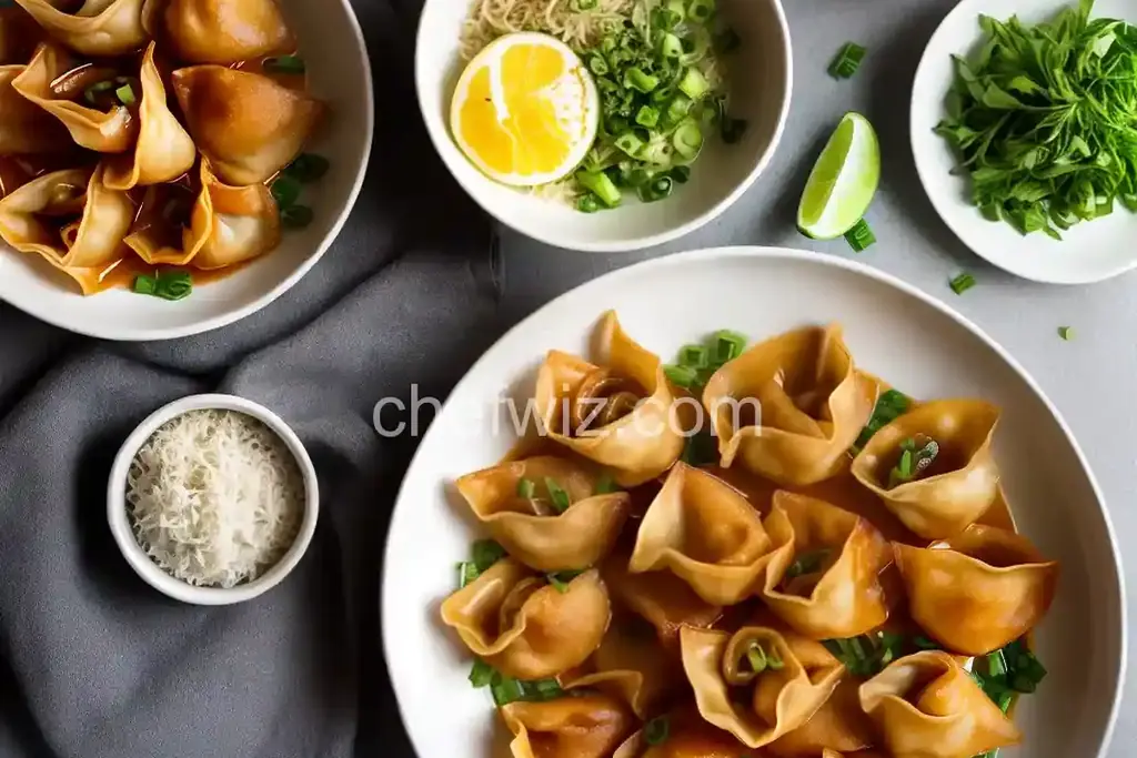 Grandma's Crispy Pork Wontons - Chefwiz.com