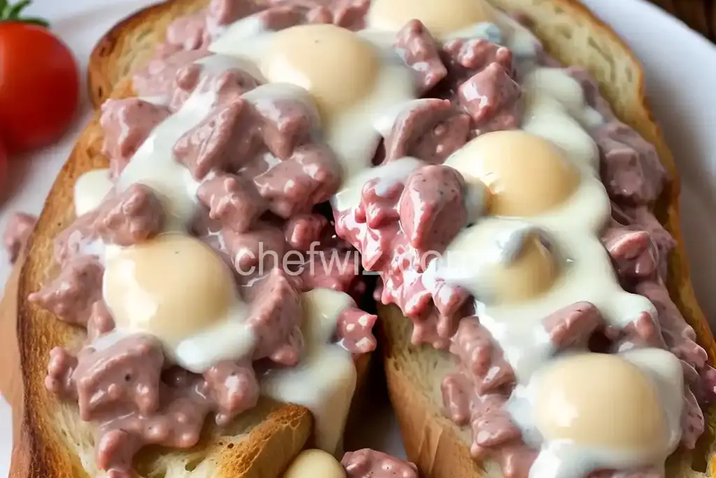 Mom's Easy Creamed Chipped Beef on Toast - Chefwiz.com
