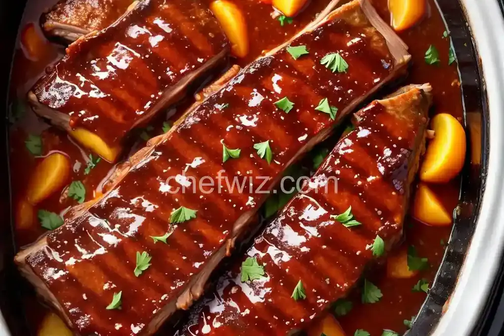 Slow Cooker Potluck Spare Ribs - Chefwiz.com