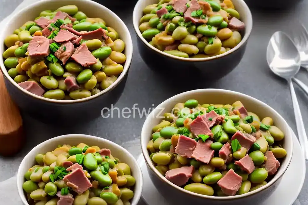 Slow Cooker Southern Lima Beans and Ham - Chefwiz.com