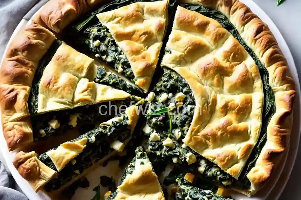 Spanakopita (Greek Spinach Pie) - Chefwiz.com