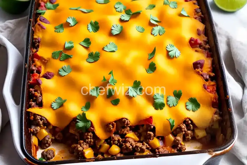 Taco Tuesday Casserole - Chefwiz.com